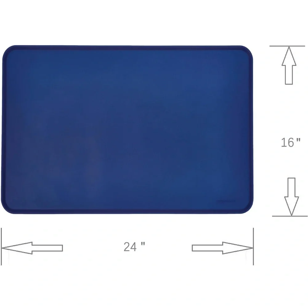 Anti-slip dog food mat